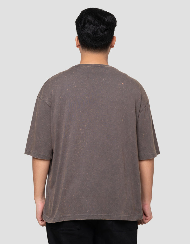 Nevada Washing - Patch Kaos Oversize Pria