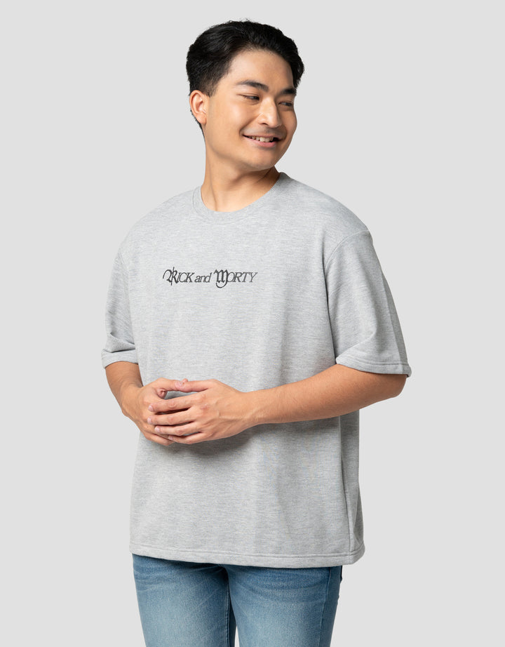 Nevada Rick And Morty - Style Print Kaos Oversize Pria