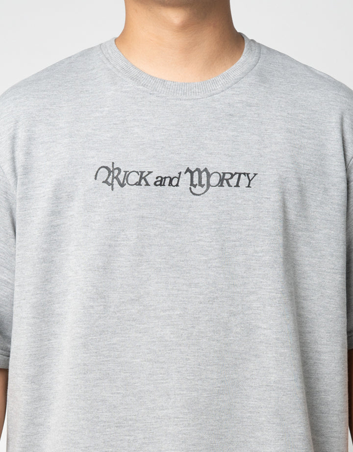 Nevada Rick And Morty - Style Print Kaos Oversize Pria