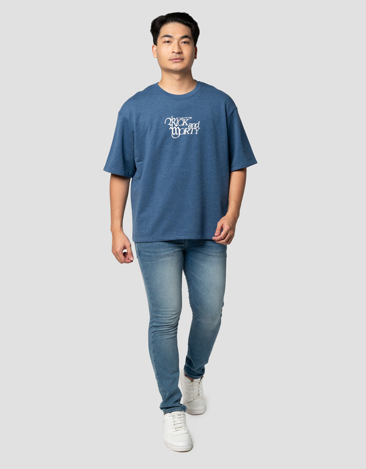 Nevada Rick And Morty - Style Kaos Oversize Pria