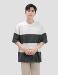 Nevada Stripe Cut N Sewn Kaos Oversize Pria