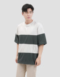 Nevada Stripe Cut N Sewn Kaos Oversize Pria