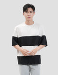 Nevada Stripe Cut N Sewn Kaos Oversize Pria