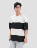 Nevada Stripe Cut N Sewn Kaos Oversize Pria