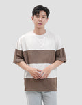 Nevada Stripe Cut N Sewn Kaos Oversize Pria