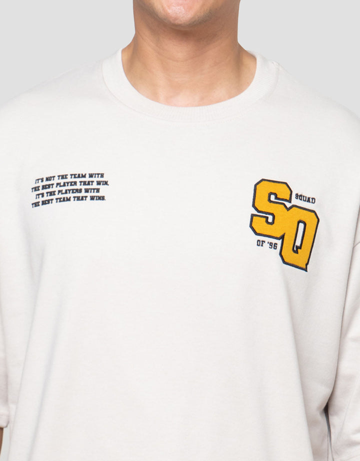 Nevada Embro Handuk Kaos Oversize Pria