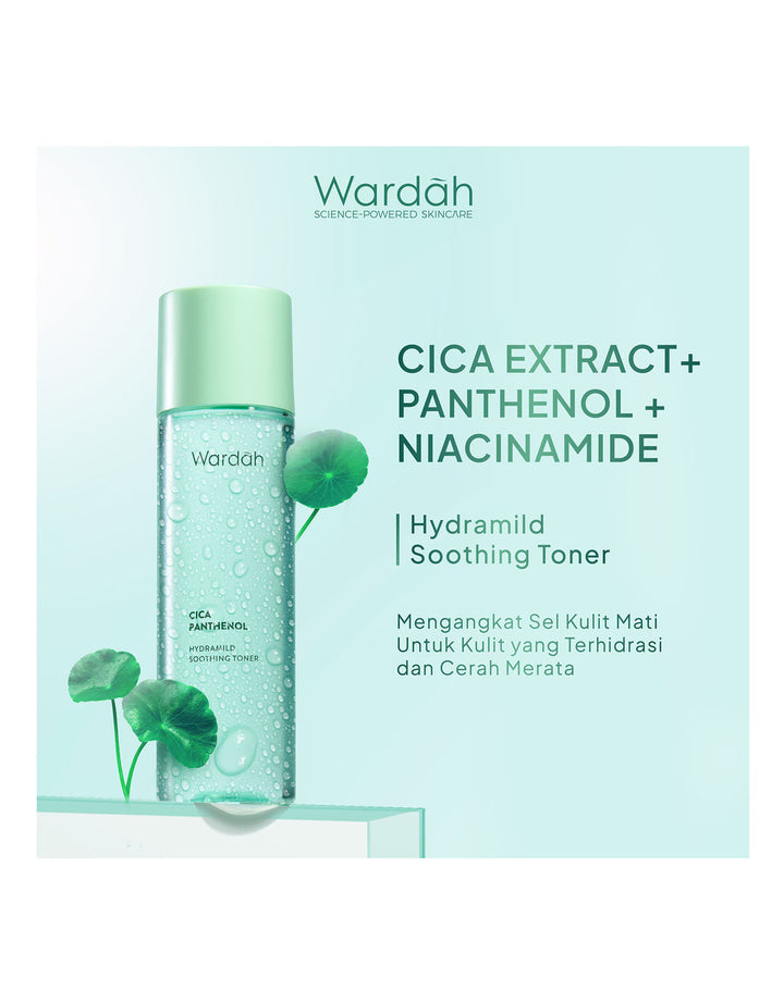 Wardah Cica Panthenol Hydramild Soothing Toner 125 Ml
