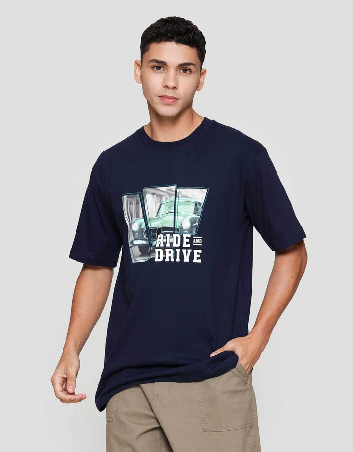 Aos Theme Photoprint Car Ride Drive Kaos Pria