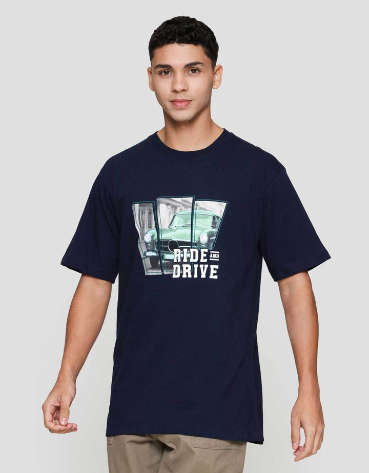 Aos Theme Photoprint Car Ride Drive Kaos Pria