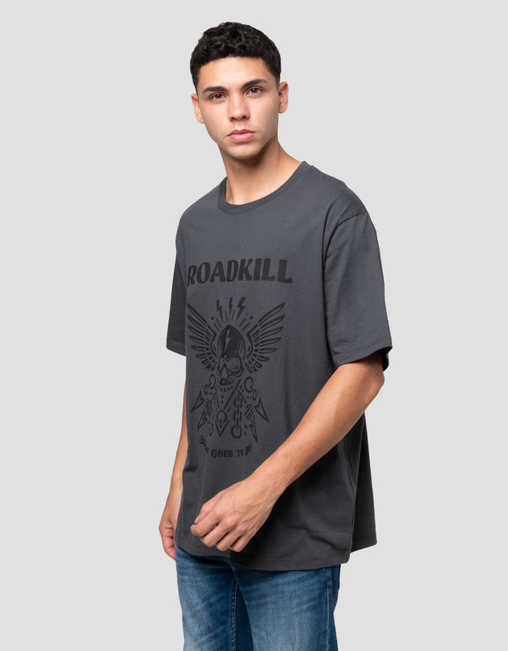 Aos Theme Rockstar Wording Kaos Pria