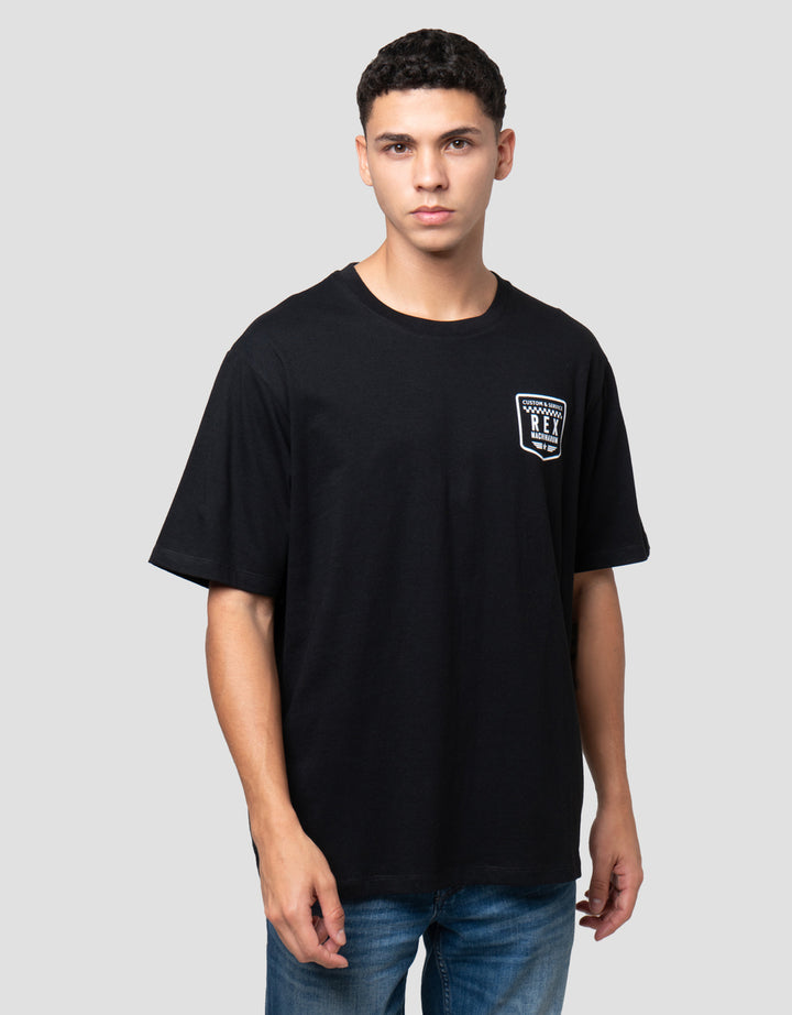 Aos Theme Rockstar Wording Kaos Pria