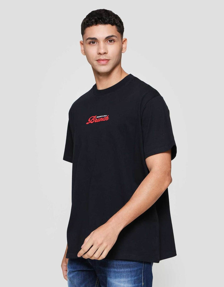 Aos Theme Popular Food And Beverages Brunch Kaos Pria