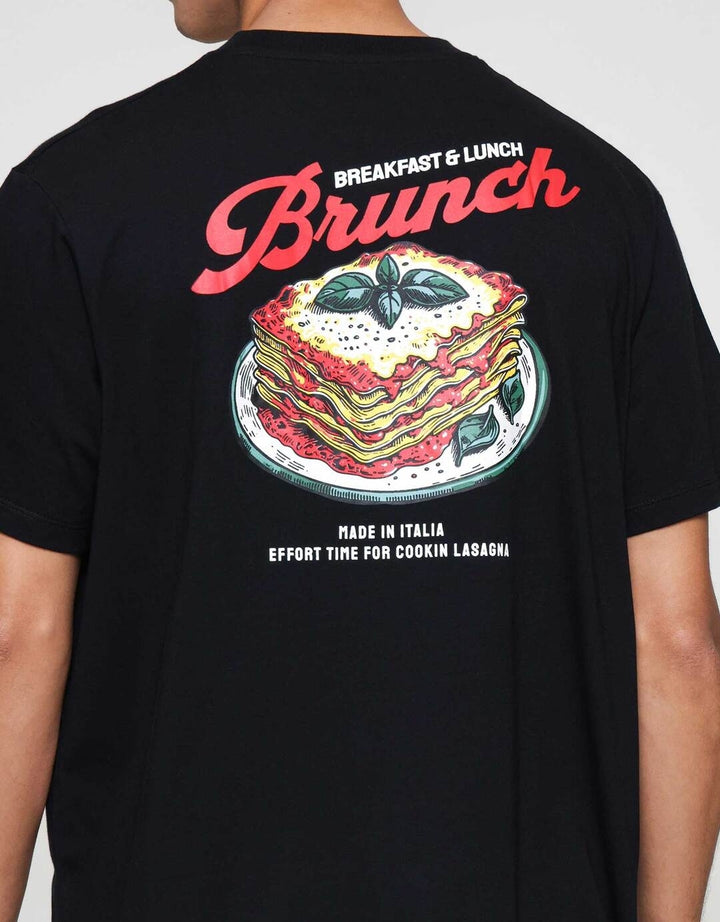 Aos Theme Popular Food And Beverages Brunch Kaos Pria