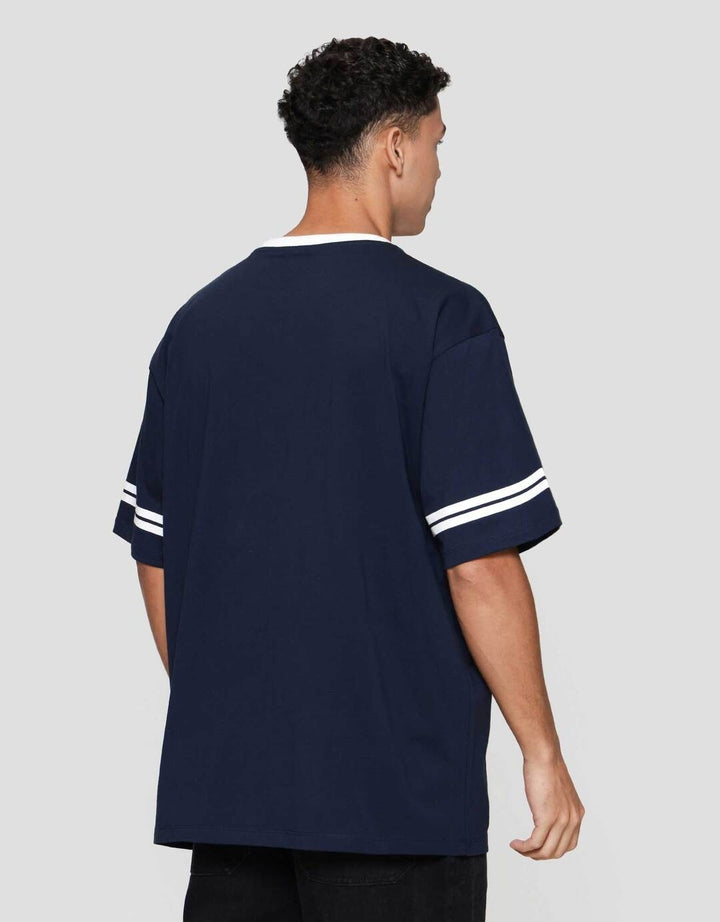 Aos Theme The Jocks Number College Kaos Oversize Pria