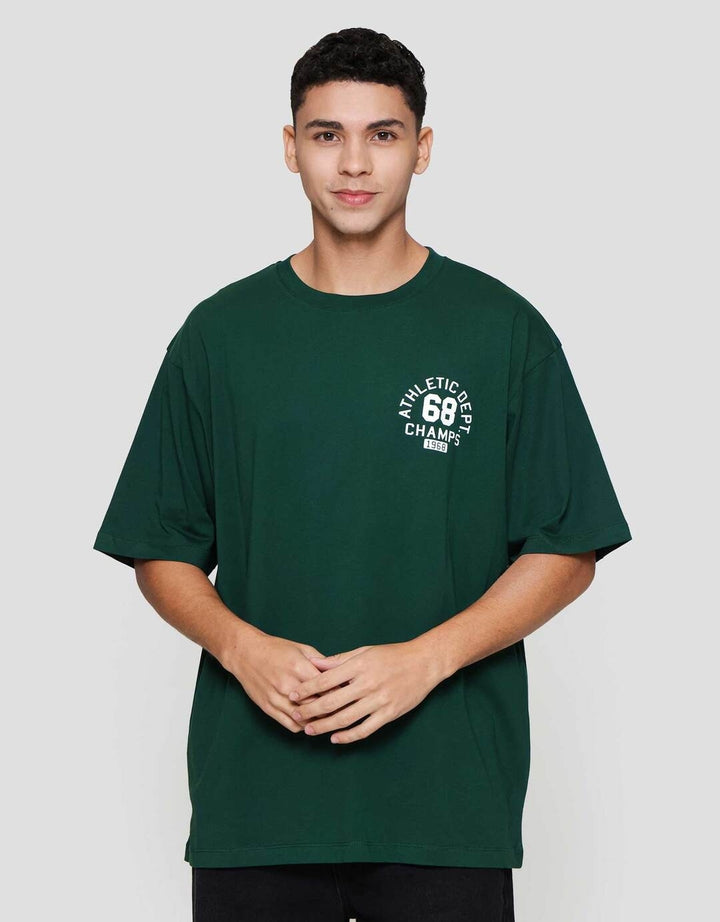 Aos Theme The Jocks Number Champs Kaos Oversize Pria