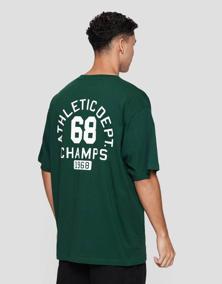 Aos Theme The Jocks Number Champs Kaos Oversize Pria