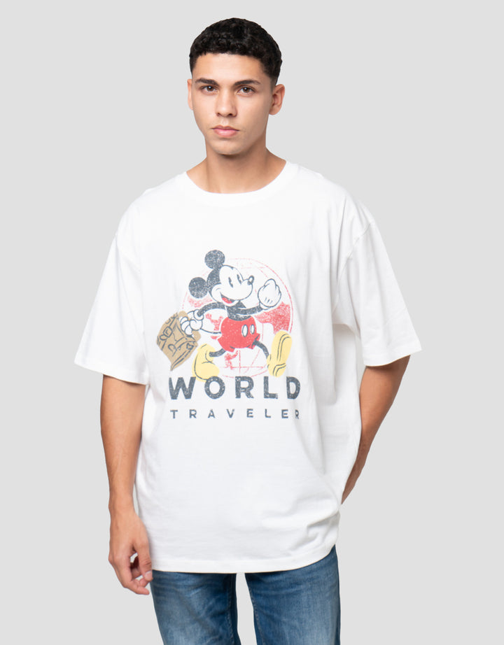 Aos Theme Tbnd Simply Mickey And Friends World Kaos Oversize Pria