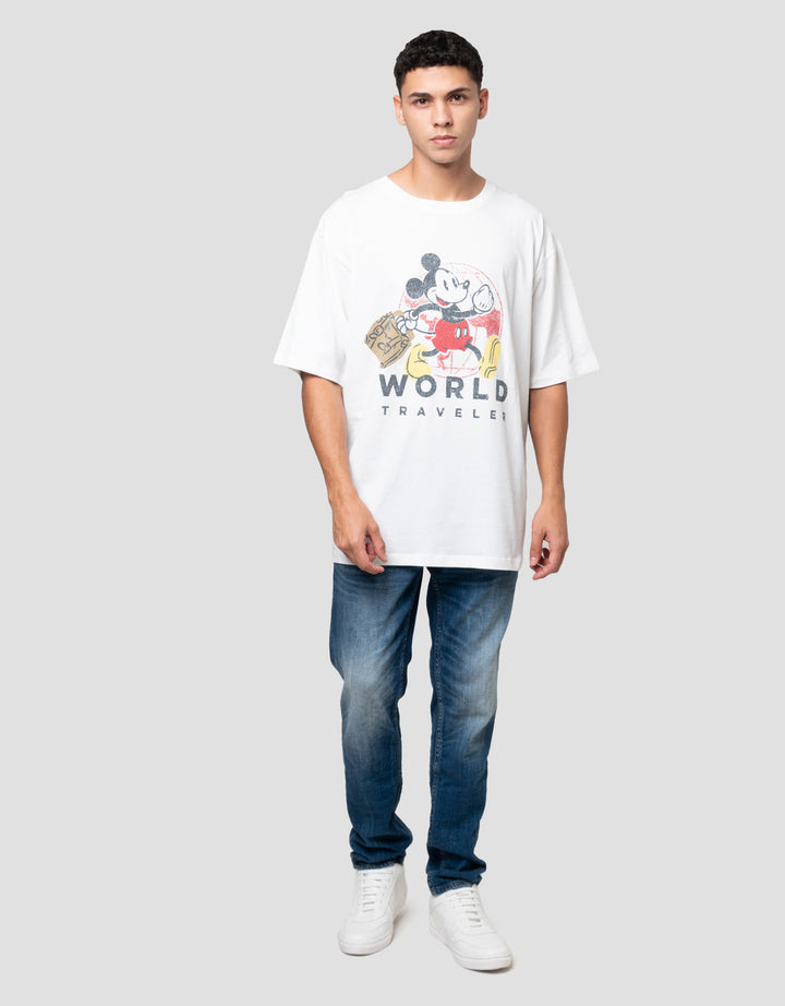 Aos Theme Tbnd Simply Mickey And Friends World Kaos Oversize Pria