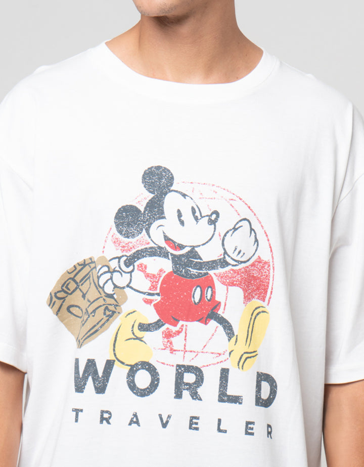 Aos Theme Tbnd Simply Mickey And Friends World Kaos Oversize Pria