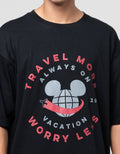 Aos Theme Tbnd Mickey And Friends Casual Kaos Oversize Pria