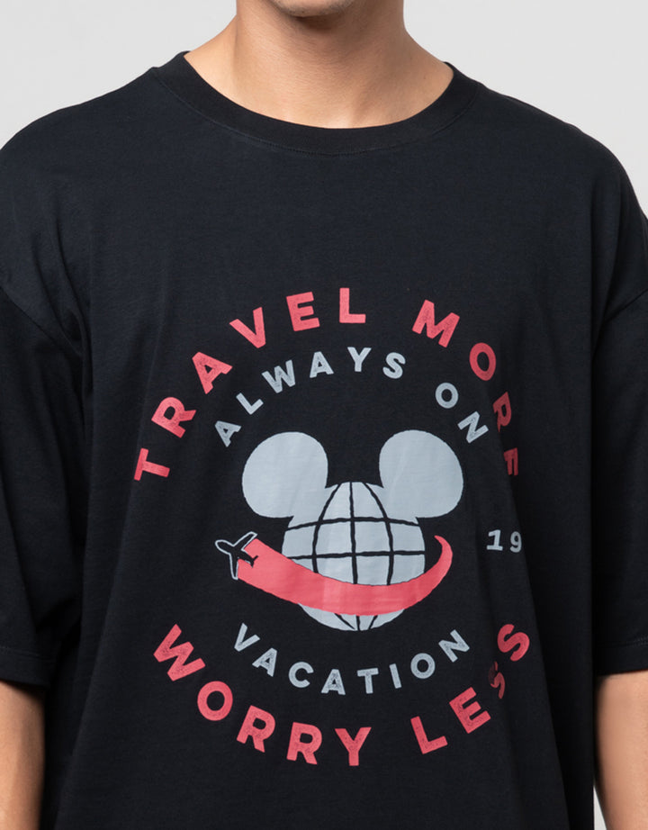 Aos Theme Tbnd Mickey And Friends Casual Kaos Oversize Pria