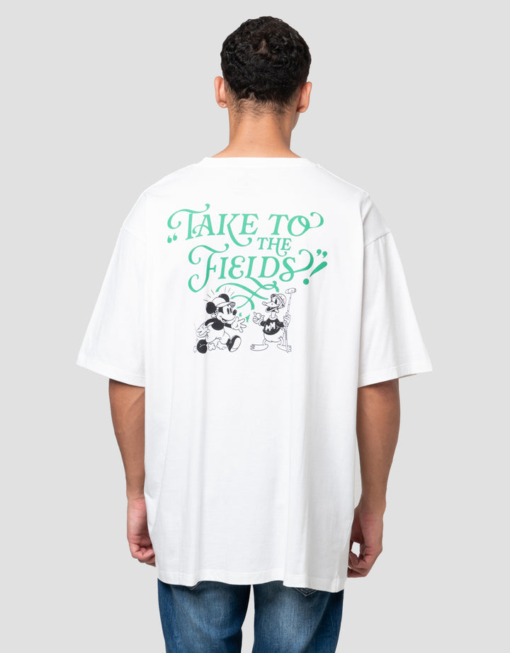 Aos Theme The Jocks Mickey And Friends Kaos Oversize Pria