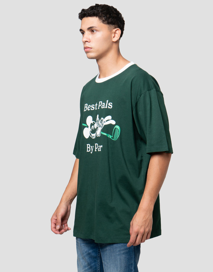 Aos Theme Print The Jocks Mickey And Friends Kaos Oversize Pria