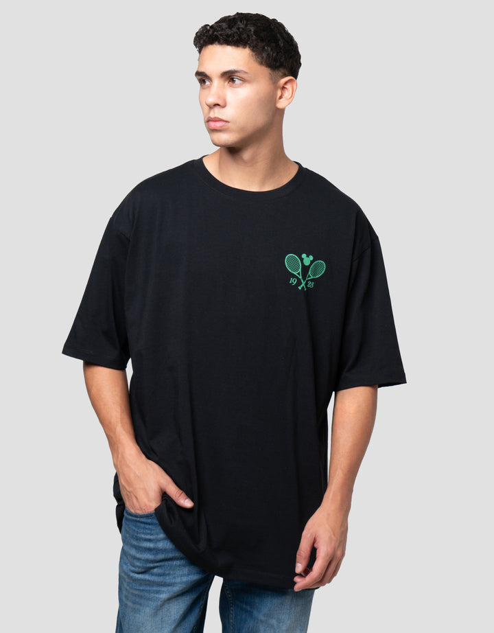 Aos Theme The Jocks Mickey And Friends Racket Kaos Oversize Pria