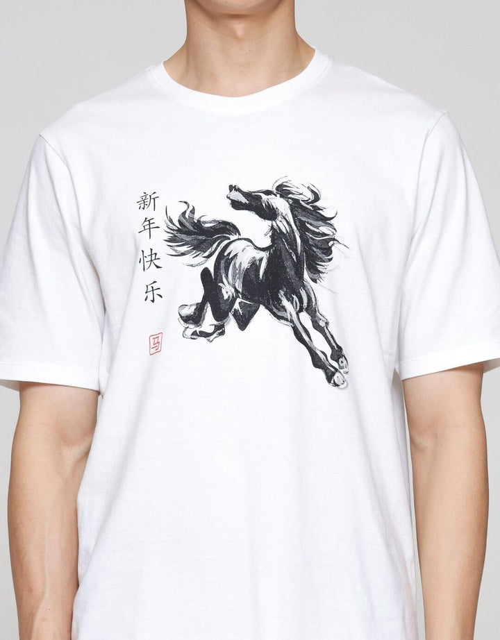 Aos Theme Tbnd Cny Collection 2026 Horse Year Kaos Pria