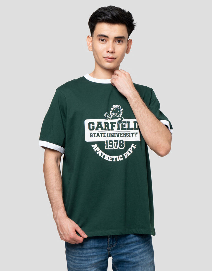 Aos Theme The Jocks Garfield State Kaos Lengan Pendek Pria