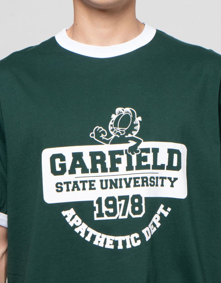 Aos Theme The Jocks Garfield State Kaos Lengan Pendek Pria