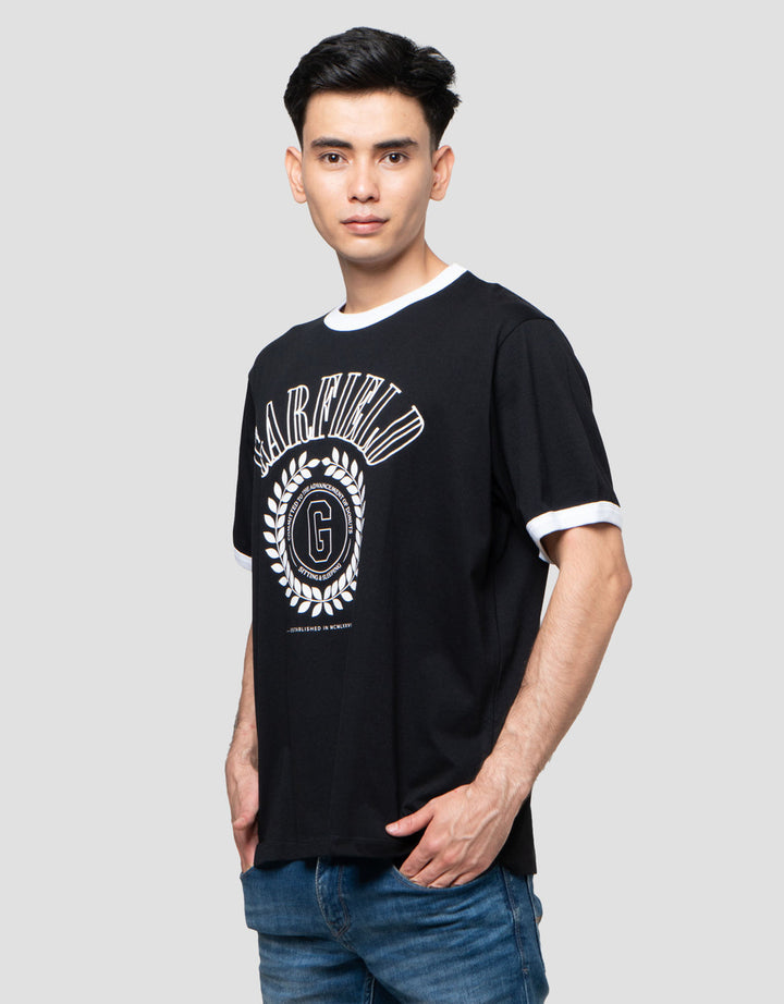 Aos Theme The Jocks Garfield Kaos Lengan Pendek Pria