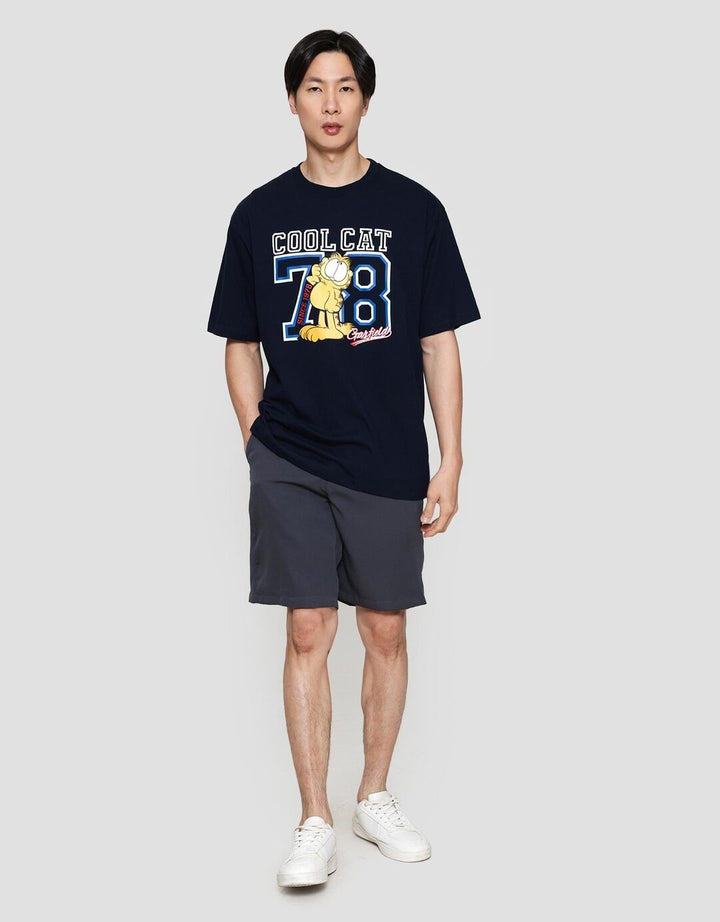 Aos Theme The Jocks Garfield Cool Cat Kaos Oversize Pria