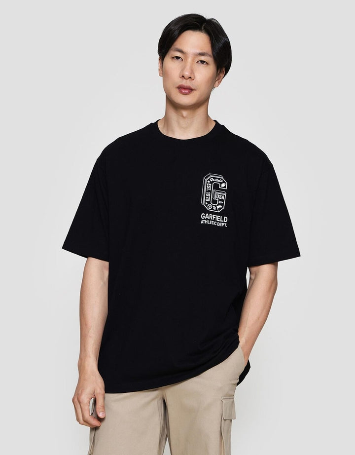 Aos Theme The Jocks Garfield Usa Kaos Oversize Pria