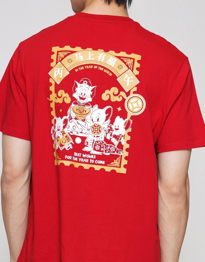 Aos Theme Tbnd Wb Cny Collection 2026 Kuda Api Kaos Pria
