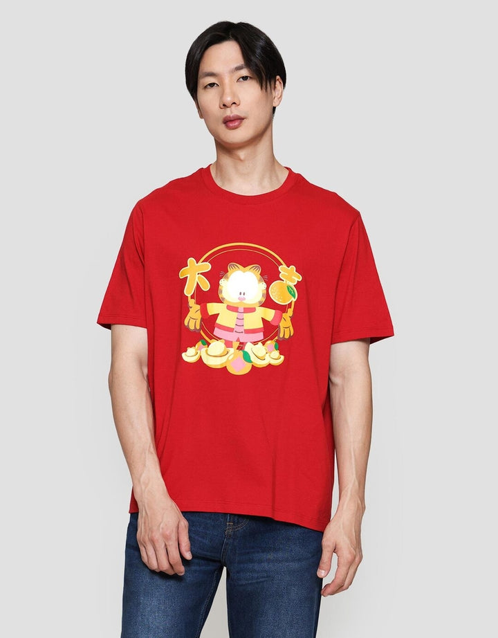 Aos Theme Tbnd Garfield Cny Collection 2026 Round Kaos Pria