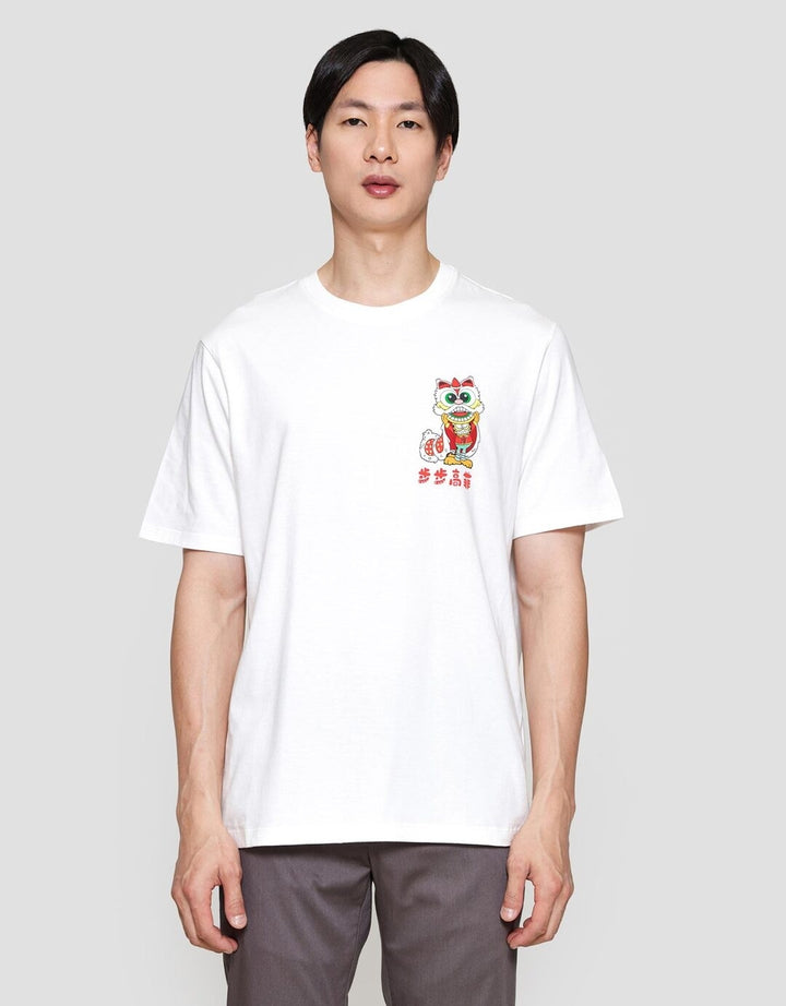 Aos Theme Back Print Tbnd Garfield Cny Collection 2026 Kaos Pria