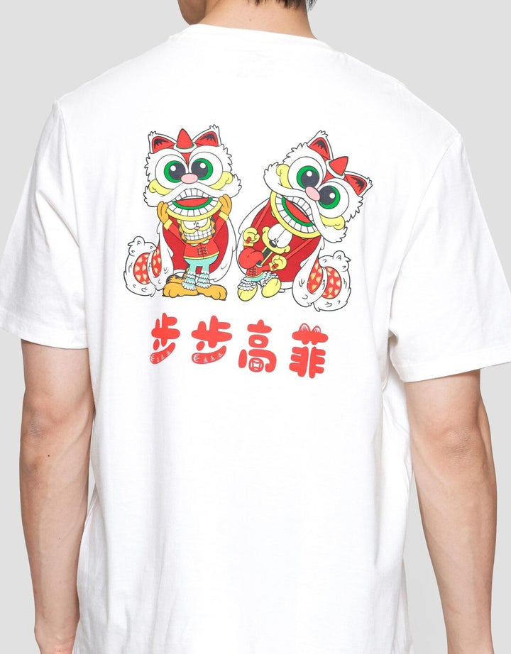 Aos Theme Back Print Tbnd Garfield Cny Collection 2026 Kaos Pria