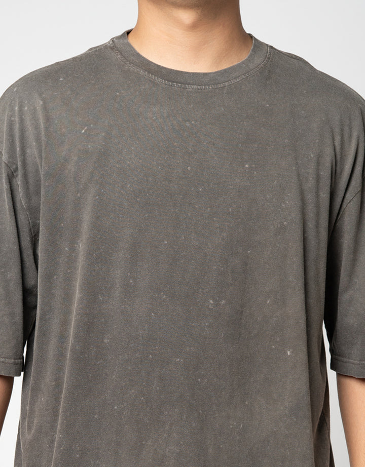 Nevada Washing Plain Kaos Oversize Pria