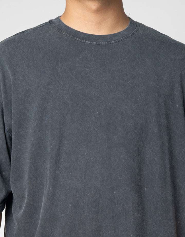 Nevada Washing Plain Kaos Oversize Pria