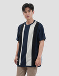 Nevada Flat Knit Stripe - Style Kaos Pria