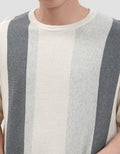 Nevada Flat Knit Stripe - Style Kaos Pria
