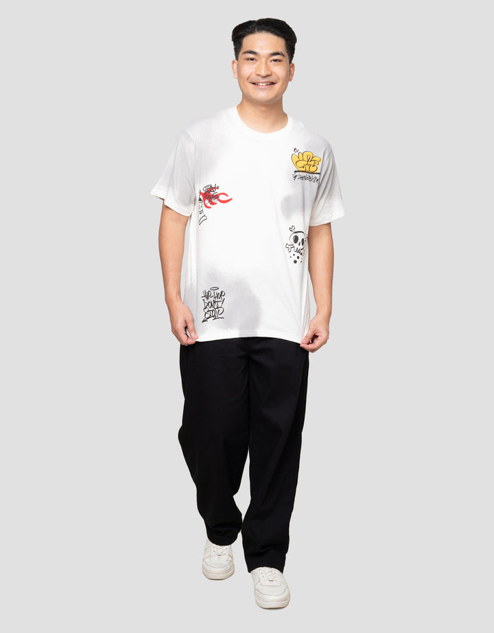 Nevada Fullprint Gravity Do not Stop Kaos Pria