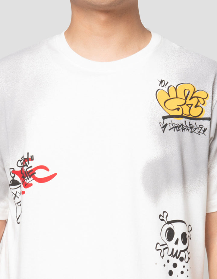 Nevada Fullprint Gravity Do not Stop Kaos Pria