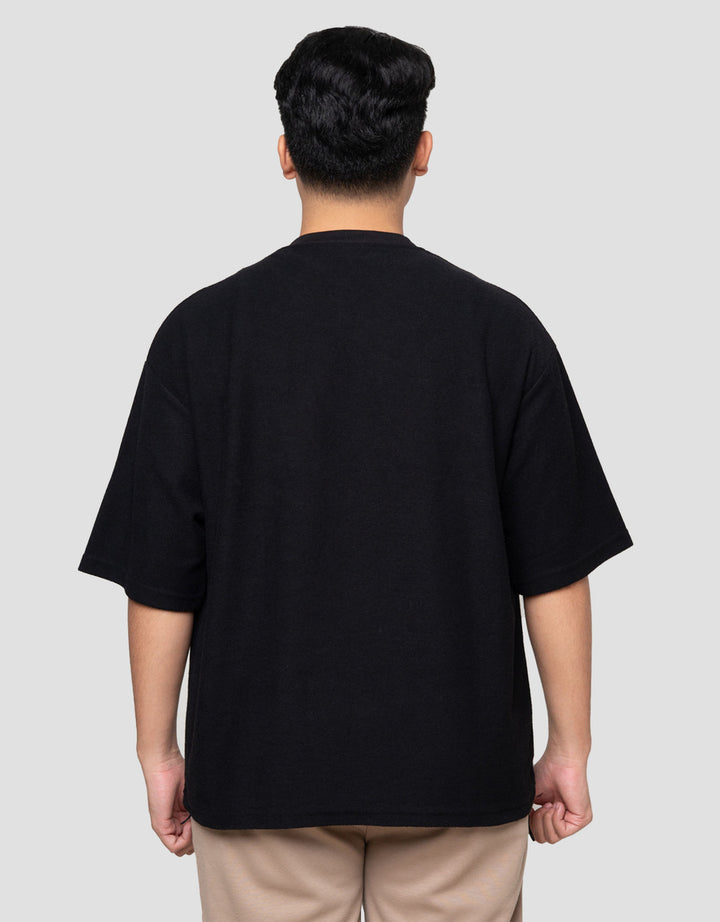 Nevada French Terry Frontprint Give Me A Break Kaos Oversize Pria