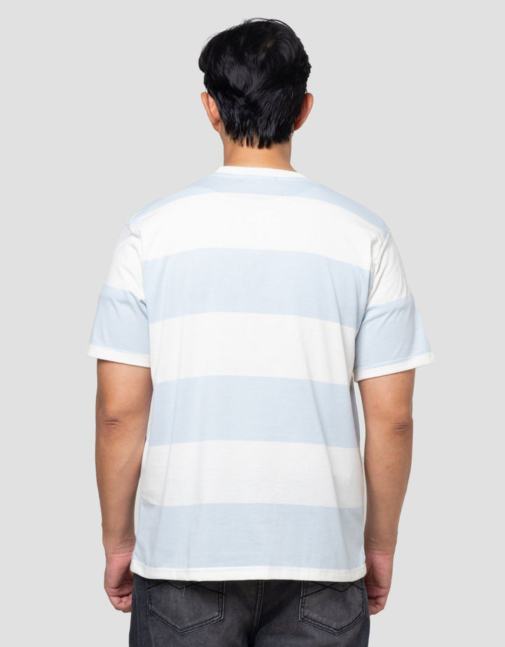 Nevada Stripe Yarndyed Stripes Kaos Pria