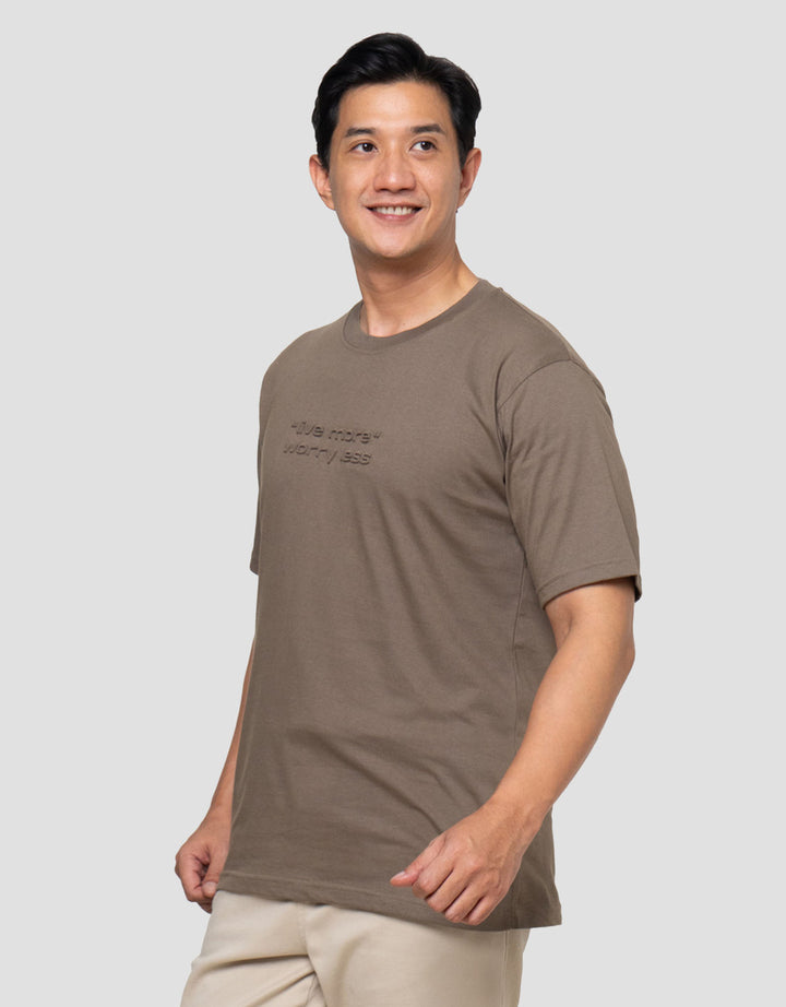 Nevada Emboss - Live More Worryless Kaos Pria