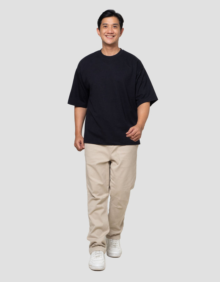 Nevada Babyterry Plain Kaos Oversize Pria