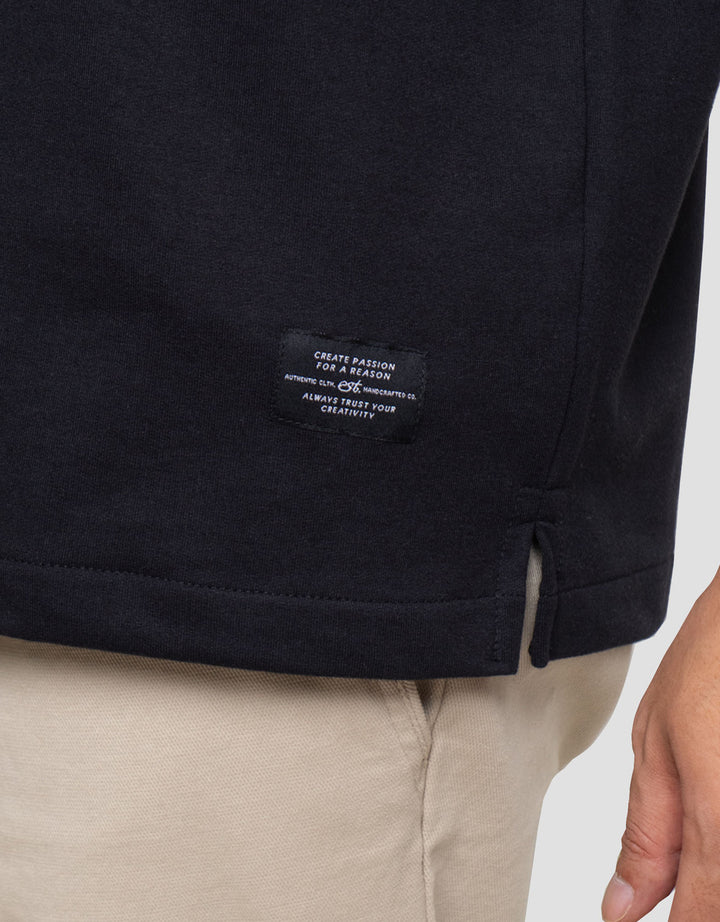 Nevada Babyterry Plain Kaos Oversize Pria