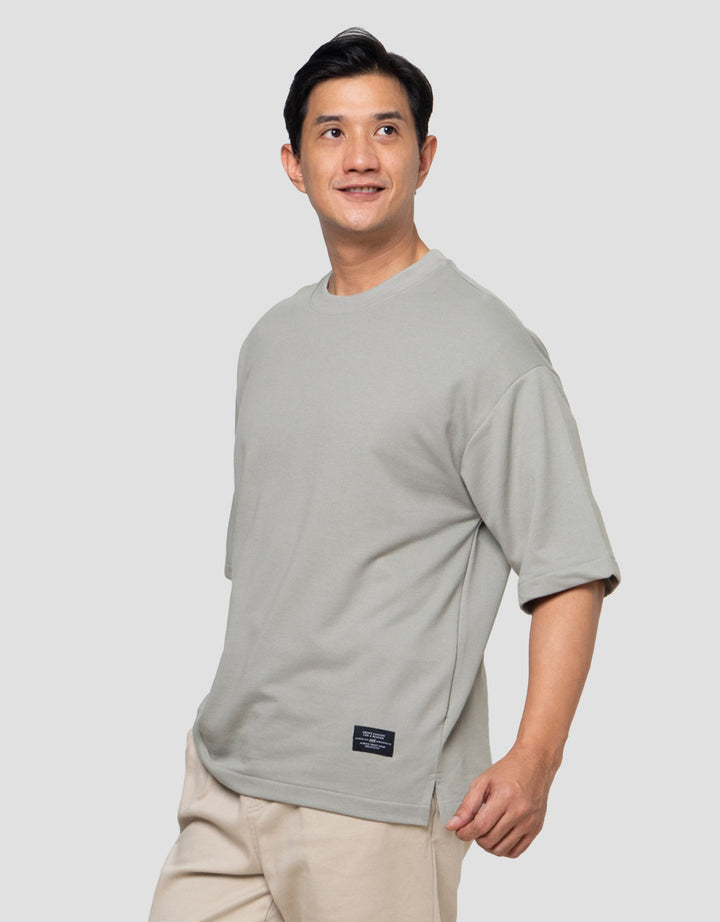 Nevada Babyterry Plain Kaos Oversize Pria